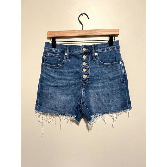 Madewell High-Rise Denim Shorts Style #K5970 Size 26 - Picture 7 of 8
